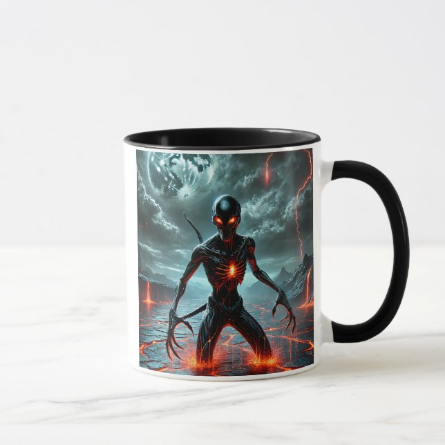 Mug L’être de lave venu d’un autre monde. (Droite)