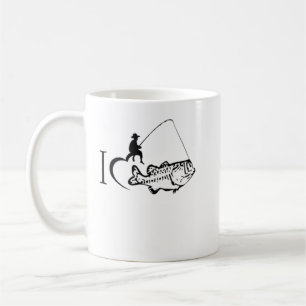 Mug l love pêche pêche pêche amoureux de la pêche