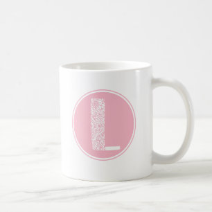 Mug L Monogramme floral initial