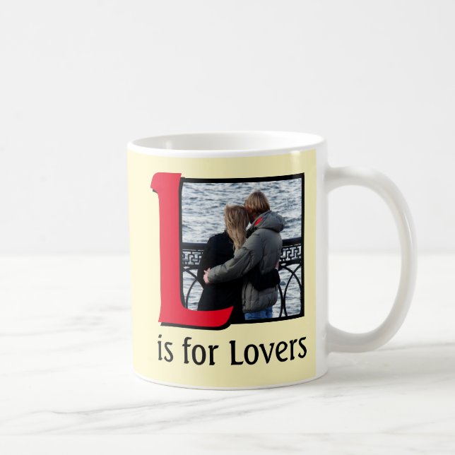Mug L pour les amoureux (Droite)