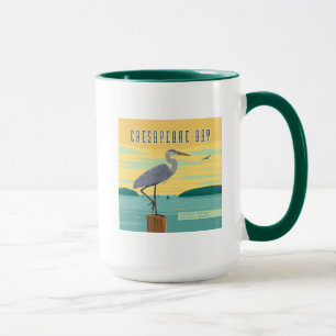 Mug La Baie De Chesapeake Le Plus Grand Estuaire D'Amé