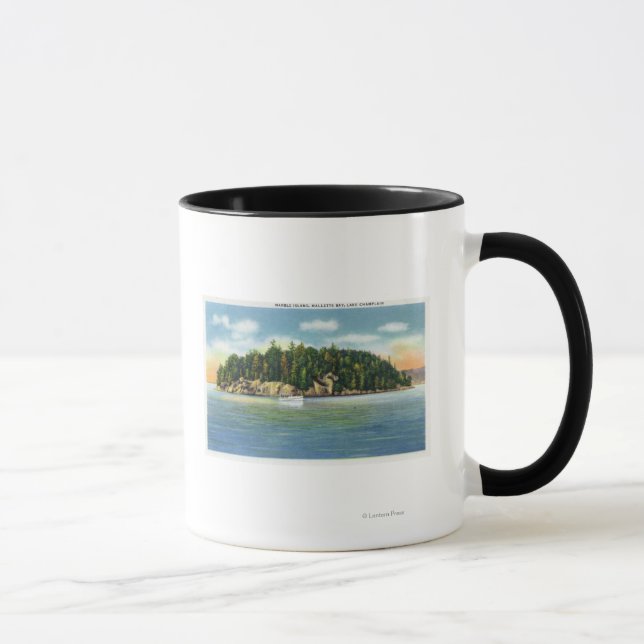 Mug La baie de Malletts Vue sur l'île de Marble (Droite)