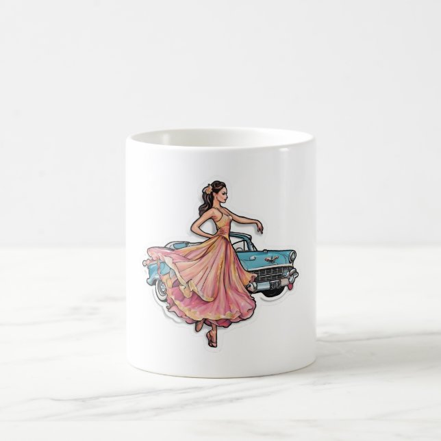 Mug la bailarina y su coche (Centre)