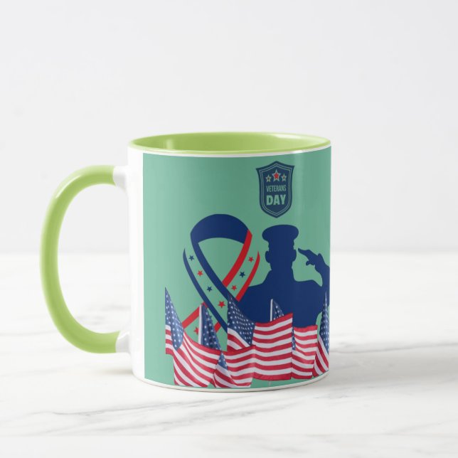 Mug La bannière d'honneur bleu océan (Gauche)