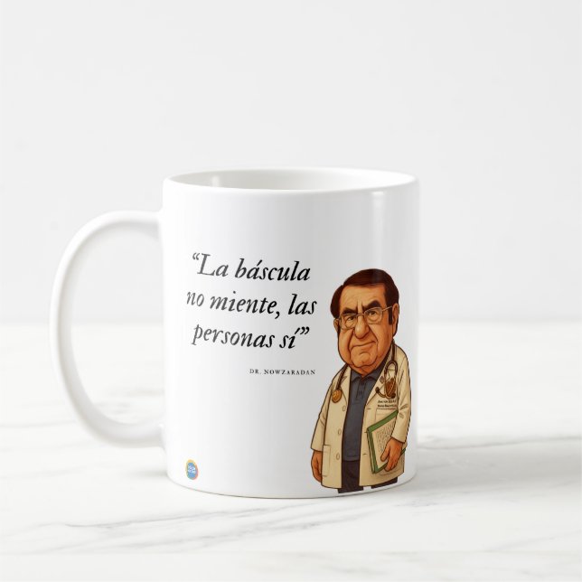 Mug La báscula no miente, la gente sí (Gauche)