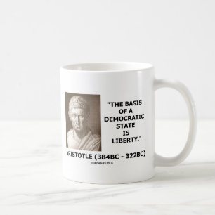 Mug La base d'un état Democratic est citation de