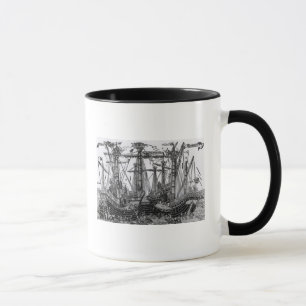 Mug La bataille de Zonchio en 1499