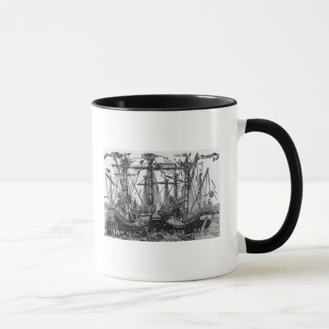 Mug La bataille de Zonchio en 1499 (Droite)