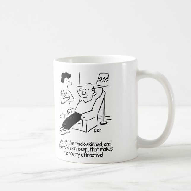 Mug La beauté est superficielle (Droite)