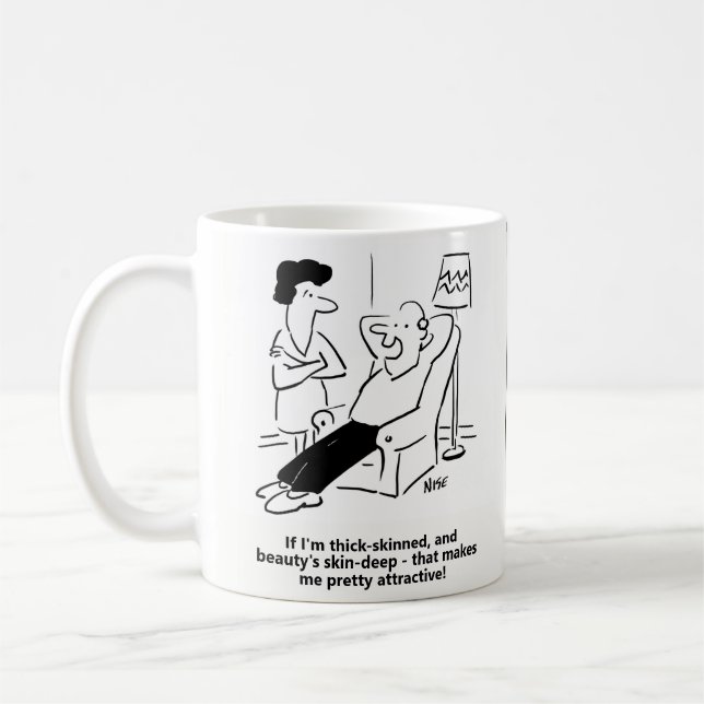 Mug La beauté est superficielle (Gauche)