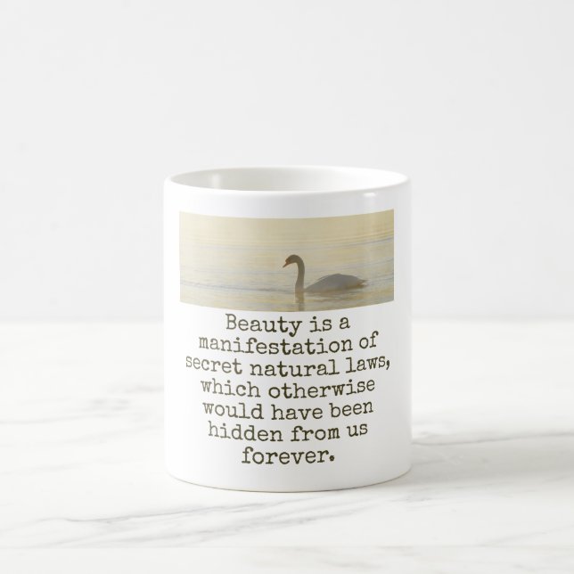 Mug La Beauté Est Une Manifestation - Citation De Beau (Centre)