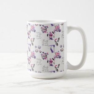 Mug La beauté vient du motif d'intérieur