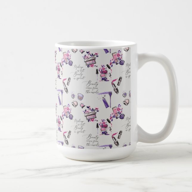 Mug La beauté vient du motif d'intérieur (Droite)