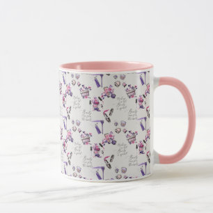 Mug La beauté vient du motif d'intérieur