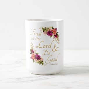 Mug La Bible chrétienne Verse : Faire confiance au Sei