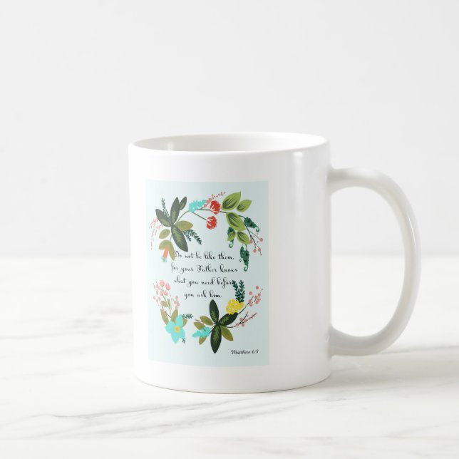 Mug La bible d'une manière encourageante exprime l'art (Droite)