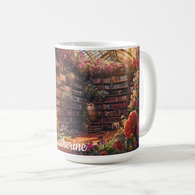 Mug La bibliothèque cosy (Devant droit)