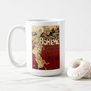 Mug La Bohème - affiche vintage 1896