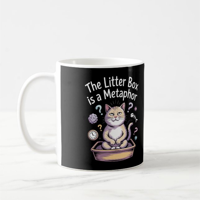 Mug La Boîte à Litter est une métaphore (Gauche)