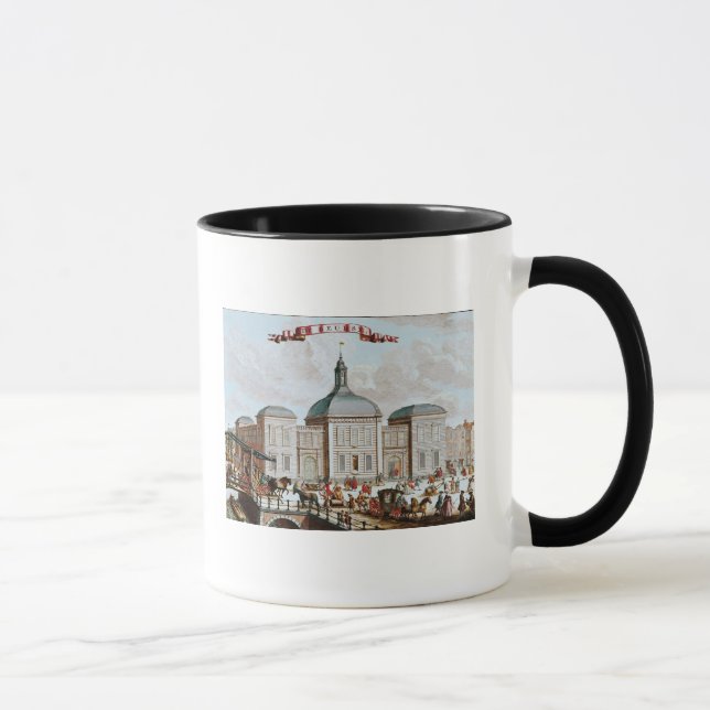 Mug La bourse des valeurs, Amsterdam, 1743 (Droite)