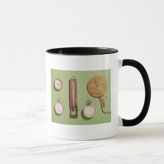 Mug La boussole de Scott, thermomètre, cadran solaire, (Droite)