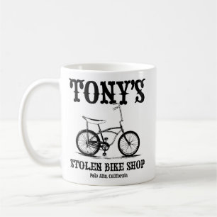 Mug La boutique de vélos volée de Tony les années 7