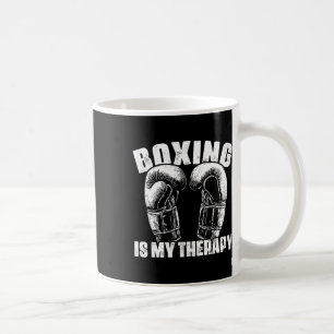 Mug La boxe est ma thérapie Mma Boxeur Combattant Comb