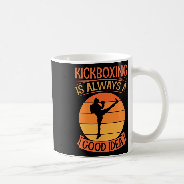Mug La boxe thaïlandaise est toujours une bonne idée d (Droite)