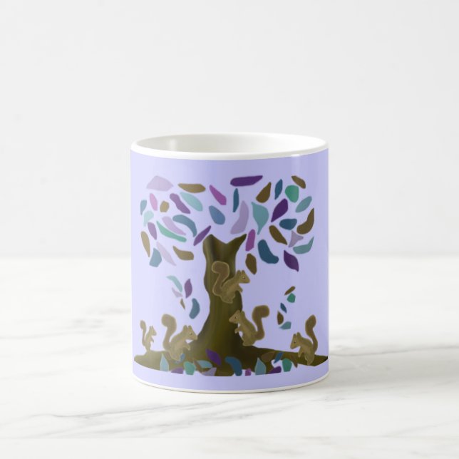 Mug La cabane dans un arbre de l'écureuil (Centre)