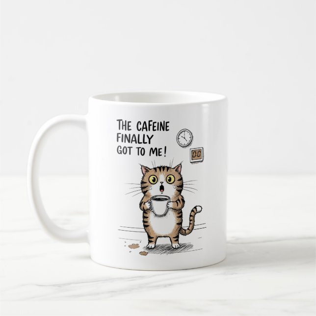 Mug La caféine m'est finalement venue (Gauche)