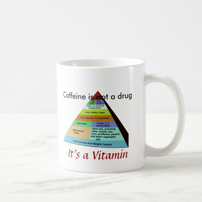 Mug La caféine n'est pas une drogue (Droite)