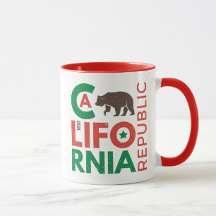 Mug La Californie avec le logo d'ours gris