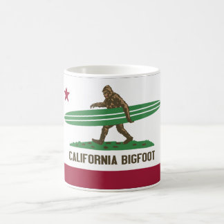 Mug La Californie surfant Bigfoot Longboard
