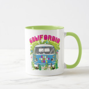 Mug La Californie surfant Van