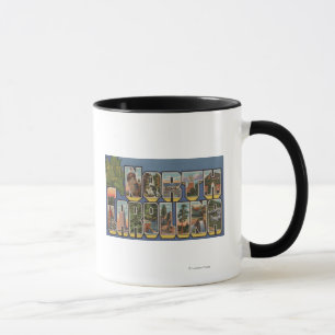 Mug La Caroline du Nord (capitale de l'État/fleur)