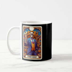 Mug La carte de tarot de papa squelette Fête des pères