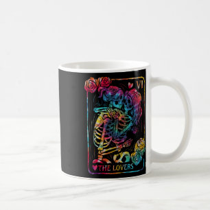 Mug La carte de tarot des amants gothique occulte embr