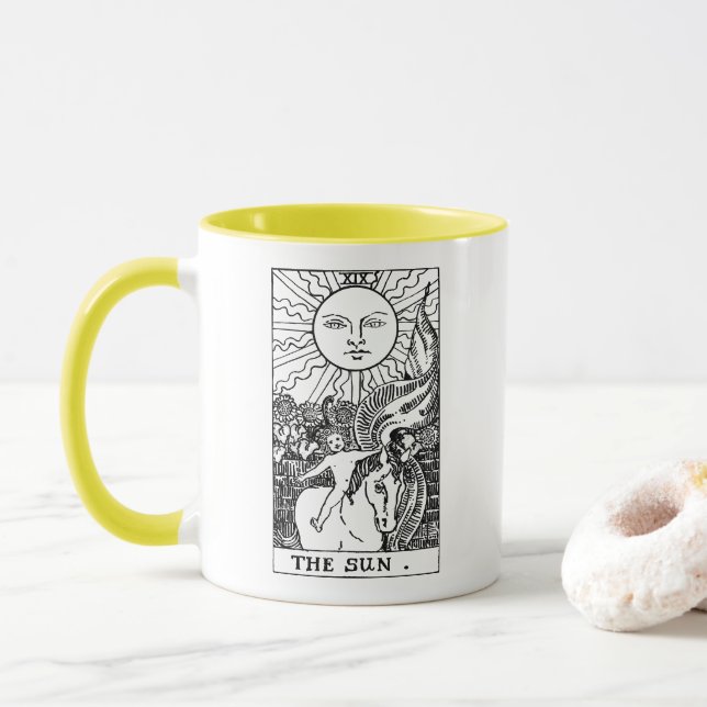 Mug La carte Sun Tarot (Avec donut)