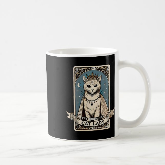 Mug La carte Tarot Dames Chat Enfant (Droite)