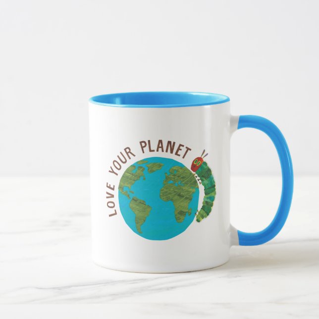 Mug La Caterpillar très affamée Aimez votre planète (Droite)