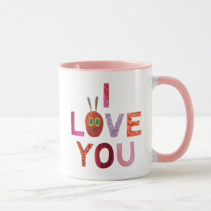 Mug La Caterpillar Très Affamée   Je t'aime