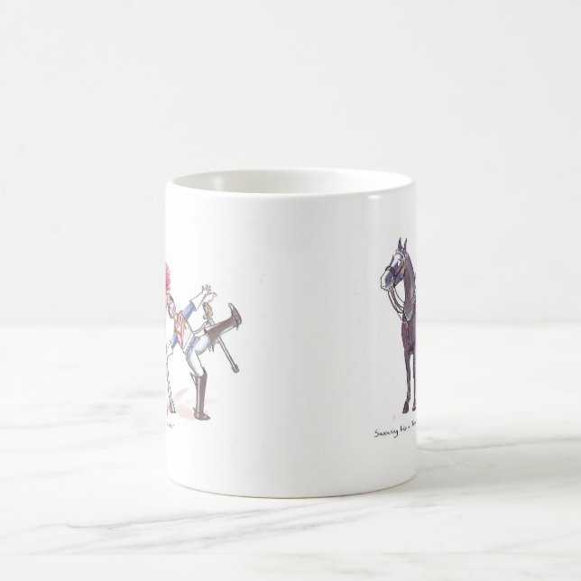 Mug La cavalerie de ménage attaquent la bande dessinée (Centre)