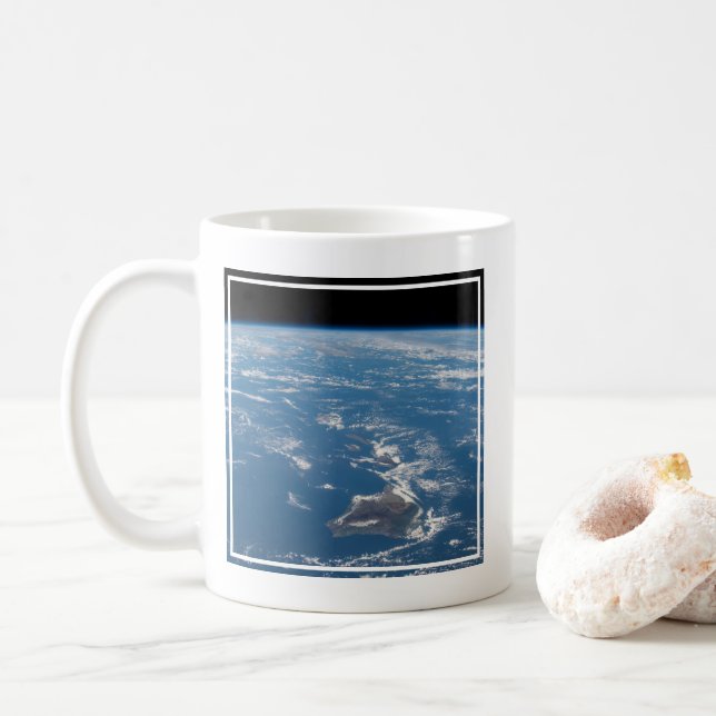 Mug La chaîne de l'île d'Hawaï (Avec donut)
