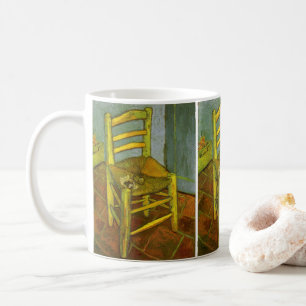 Mug La chaise de Vincent avec son pipe par van Gogh