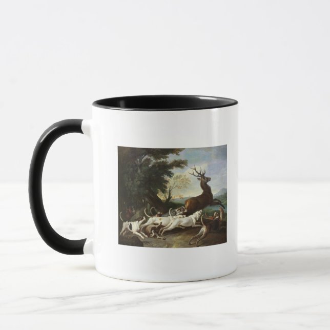 Mug La chasse à cerfs communs, 1718 (Gauche)