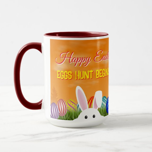 Mug La chasse aux oeufs commence (Gauche)