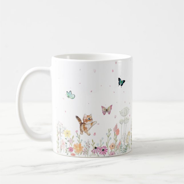 Mug La chasse aux papillons (Gauche)
