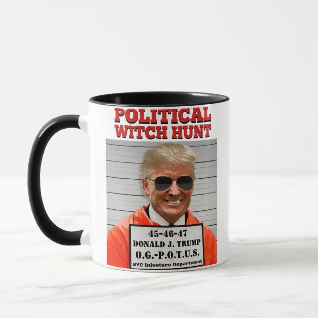 Mug La chasse aux sorcières politiques de Donald Trump (Gauche)