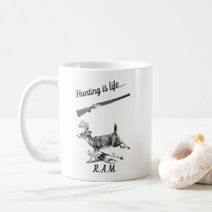 Mug La chasse personnalisée, c'est la vie 2