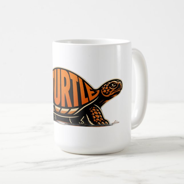 Mug La chemise tortue lézard (Devant droit)